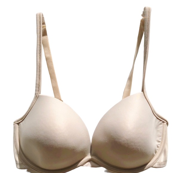 Vanity Fair Body Sleek Support Full Coverage Nude  Underwire Bra size 34D - Picture 1 of 14